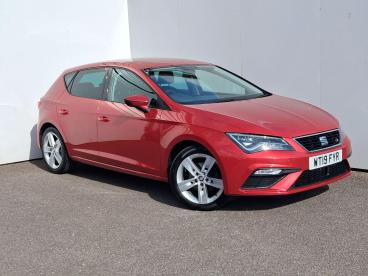 SPOTICAR Seat Leon 1.5 Tsi Evo Fr Euro 6 (s/s) 5dr Used Car - Saloon Petrol Red - Trowbridge - 1200634487_1