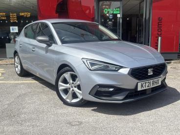 SPOTICAR Seat Leon 1.0 Etsi Mhev Fr Dsg Euro 6 (s/s) 5dr Used Car - Saloon Hybrid Silver - Slough - 1200637109_1