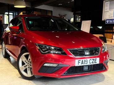 SPOTICAR Seat Leon 1.5 Tsi Evo Fr Euro 6 (s/s) 5dr Used Car - Saloon Petrol Red - Stourbridge - 1200639497_1