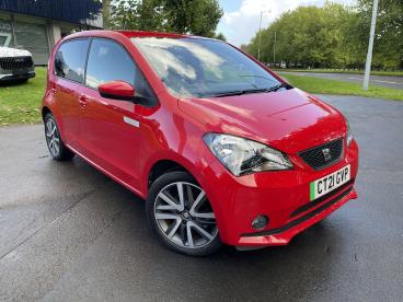 SPOTICAR Seat Mii 36.8kwh Auto 5dr Used Car - City Car Electric Red - Swansea - 1200643421_1