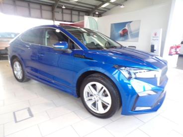 SPOTICAR Skoda Enyaq Iv 82kwh 85 Edition Coupe Auto 5dr (dc135kw) Used Car - Suv Electric Blue - Ashington - 1200531795_1