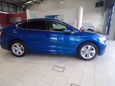 SPOTICAR Skoda Enyaq Iv 82kwh 85 Edition Coupe Auto 5dr (dc135kw) Used Car - Suv Electric Blue - Ashington - 1200531795_5