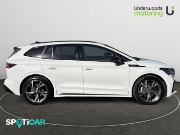 SPOTICAR Skoda Enyaq Iv 82kwh 85 Sportline Plus Auto 5dr (dc135kw) Used Car - Suv Electric White - Sudbury - 1200581507_5