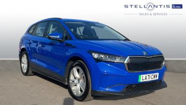 SPOTICAR Skoda Enyaq Iv 62kwh 60 Auto 5dr Used Car - Suv Electric Blue - Wimbledon - 1200582042_1