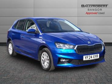 SPOTICAR Skoda Fabia 1.0 Tsi Se Comfort Euro 6 (s/s) 5dr Used Car - City Car Petrol Blue - Bangor - 1200576836_1