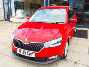 SPOTICAR Skoda Fabia 1.0 Se Euro 6 (s/s) 5dr Used Car - City Car Petrol Red - Campeltown - 1200601456_3