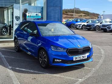 SPOTICAR Skoda Fabia 1.0 Tsi Monte Carlo Edition Dsg Euro 6 (s/s) 5dr Used Car - City Car Petrol Blue - Moray - 1200612965_1