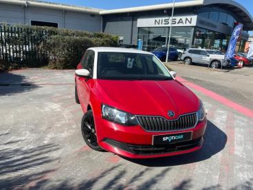 SPOTICAR Skoda Fabia 1.0 Tsi Se Euro 6 (s/s) 5dr Used Car - City Car Petrol Red - Bodmin - 1200624793_1
