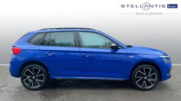SPOTICAR Skoda Kamiq 1.5 Tsi Act Monte Carlo Euro 6 (s/s) 5dr Used Car - Suv Petrol Blue - Godalming - 1200574239_2