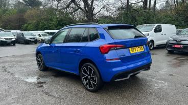 SPOTICAR Skoda Kamiq 1.5 Tsi Act Monte Carlo Euro 6 (s/s) 5dr Used Car - Suv Petrol Blue - Godalming - 1200574239_5