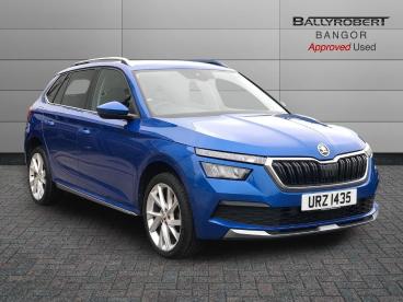 SPOTICAR Skoda Kamiq 1.0 Tsi Se L Executive Dsg Euro 6 (s/s) 5dr Used Car - Suv Petrol Blue - Bangor - 1200581638_1