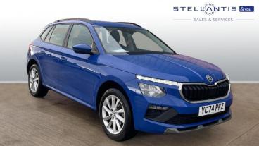 SPOTICAR Skoda Kamiq 1.0 Tsi Se Edition Euro 6 (s/s) 5dr Used Car - Suv Petrol Blue - Liverpool - 1200586547_1