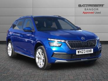 SPOTICAR Skoda Kamiq 1.5 Tsi Act Se L Executive Dsg Euro 6 (s/s) 5dr Used Car - Suv Petrol Blue - Bangor - 1200590586_1