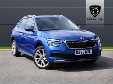 SPOTICAR Skoda Kamiq 1.0 Tsi Se L Executive Dsg Euro 6 (s/s) 5dr Used Car - Suv Petrol Blue - Rochdale - 1200590807_1