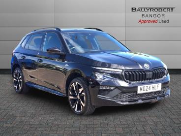 SPOTICAR Skoda Kamiq 1.5 Tsi Act Monte Carlo Dsg Euro 6 (s/s) 5dr Used Car - Suv Petrol Black - Bangor - 1200601362_1