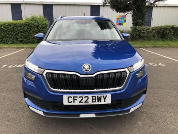 SPOTICAR Skoda Kamiq 1.5 Tsi Act Se L Dsg Euro 6 (s/s) 5dr Used Car - Suv Petrol Blue - Bridgend - 1200601759_2