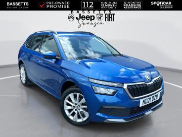 SPOTICAR Skoda Kamiq 1.0 Tsi Se Euro 6 (s/s) 5dr Used Car - Suv Petrol Blue - Swansea - 1200603621_1