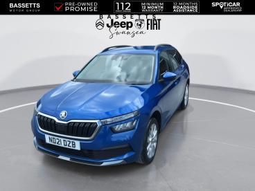 SPOTICAR Skoda Kamiq 1.0 Tsi Se Euro 6 (s/s) 5dr Used Car - Suv Petrol Blue - Swansea - 1200603621_3