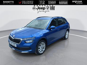 SPOTICAR Skoda Kamiq 1.0 Tsi Se Euro 6 (s/s) 5dr Used Car - Suv Petrol Blue - Swansea - 1200603621_4