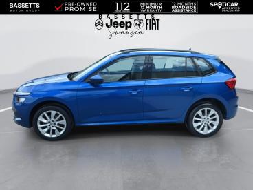 SPOTICAR Skoda Kamiq 1.0 Tsi Se Euro 6 (s/s) 5dr Used Car - Suv Petrol Blue - Swansea - 1200603621_5