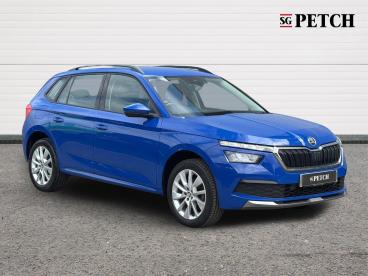 SPOTICAR Skoda Kamiq 1.0 Tsi Se Euro 6 (s/s) 5dr Used Car - Suv Petrol Blue - Darlington - 1200605885_1