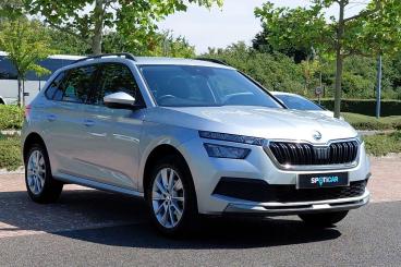 SPOTICAR Skoda Kamiq 1.0 Tsi Se Drive Euro 6 (s/s) 5dr Used Car - Suv Petrol Silver - Littlehampton - 1200617615_1
