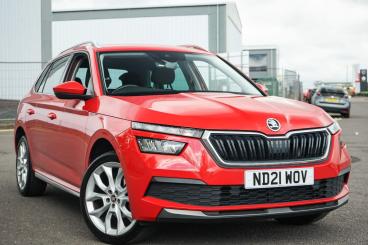 SPOTICAR Skoda Kamiq 1.0 Tsi Se L Euro 6 (s/s) 5dr Used Car - Suv Petrol Red - Bromsgrove - 1200623368_1
