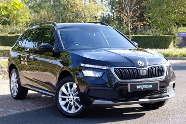 SPOTICAR Skoda Kamiq 1.0 Tsi Se Drive Euro 6 (s/s) 5dr Used Car - Suv Petrol Black - Littlehampton - 1200630414_1