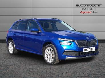 SPOTICAR Skoda Kamiq 1.0 Tsi Se Drive Dsg Euro 6 (s/s) 5dr Used Car - Suv Petrol Blue - Bangor - 1200641968_1