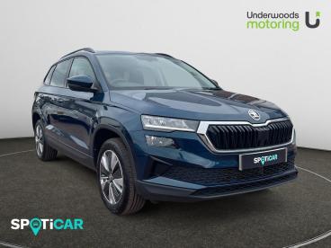 SPOTICAR Skoda Karoq 1.5 Tsi Act Se Drive Dsg Euro 6 (s/s) 5dr Used Car - Suv Petrol Blue - Clacton-on-sea - 1200525316_1