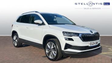 SPOTICAR Skoda Karoq 1.5 Tsi Act Se L Euro 6 (s/s) 5dr Used Car - Suv Petrol Yellow - Leicester - 1200541558_1
