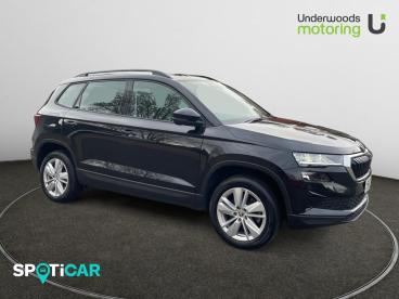SPOTICAR Skoda Karoq 1.5 Tsi Act Se Drive Dsg Euro 6 (s/s) 5dr Used Car - Suv Petrol Black - Sudbury - 1200553698_1