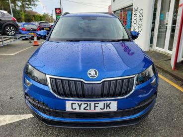 SPOTICAR Skoda Karoq 1.6 Tdi Se Euro 6 (s/s) 5dr Used Car - Suv Diesel Blue - Llangefni - 1200554862_4