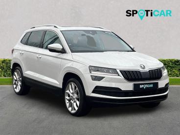 SPOTICAR Skoda Karoq 2.0 Tdi Edition 4wd Euro 6 (s/s) 5dr Used Car - Suv Diesel White - Dumfries - 1200555594_1