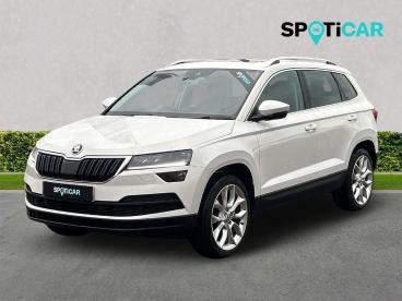 SPOTICAR Skoda Karoq 2.0 Tdi Edition 4wd Euro 6 (s/s) 5dr Used Car - Suv Diesel White - Dumfries - 1200555594_4