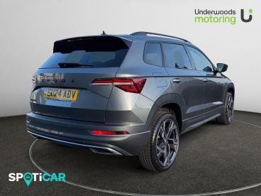 SPOTICAR Skoda Karoq 1.5 Tsi Act Sportline Dsg Euro 6 (s/s) 5dr Used Car - Suv Petrol Grey - Clacton-on-sea - 1200568605_5