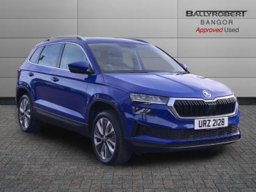 SPOTICAR Skoda Karoq 1.5 Tsi Act Se L Dsg Euro 6 (s/s) 5dr Used Car - Suv Petrol Blue - Bangor - 1200576476_1