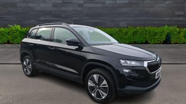 SPOTICAR Skoda Karoq 1.5 Tsi Act Se Drive Euro 6 (s/s) 5dr Used Car - Suv Petrol Black - Telford - 1200579347_1
