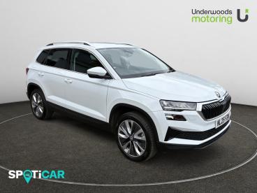 SPOTICAR Skoda Karoq 1.5 Tsi Act Se L Euro 6 (s/s) 5dr Used Car - Suv Petrol White - Sudbury - 1200592208_1