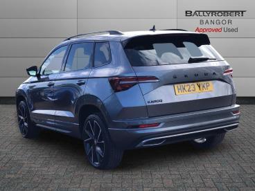 SPOTICAR Skoda Karoq 1.5 Tsi Act Sportline Dsg Euro 6 (s/s) 5dr Used Car - Suv Petrol Grey - Bangor - 1200599780_2