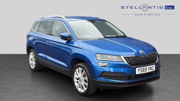 SPOTICAR Skoda Karoq 1.5 Tsi Act Se L Dsg Euro 6 (s/s) 5dr Used Car - Suv Petrol Blue - Sheffield - 1200606966_1