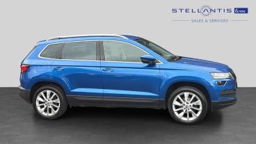SPOTICAR Skoda Karoq 1.5 Tsi Act Se L Dsg Euro 6 (s/s) 5dr Used Car - Suv Petrol Blue - Sheffield - 1200606966_2