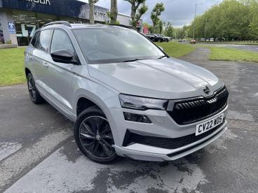 SPOTICAR Skoda Karoq 1.5 Tsi Act Sportline Euro 6 (s/s) 5dr Used Car - Suv Petrol Grey - Swansea - 1200607462_1