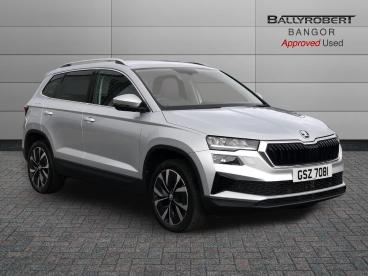 SPOTICAR Skoda Karoq 1.5 Tsi Act Se L Euro 6 (s/s) 5dr Used Car - Suv Petrol Silver - Bangor - 1200615636_1