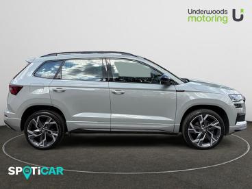 SPOTICAR Skoda Karoq 1.5 Tsi Act Sportline Edition Dsg Euro 6 (s/s) 5dr Used Car - Suv Petrol Grey - Sudbury - 1200615904_5