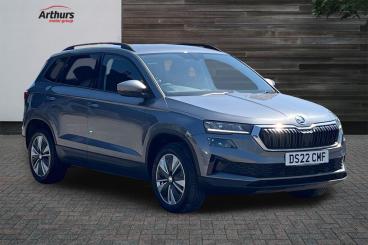 SPOTICAR Skoda Karoq 1.0 Tsi Se Drive Euro 6 (s/s) 5dr Used Car - Suv Petrol Grey - Wrexham - 1200616902_1