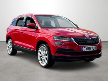SPOTICAR Skoda Karoq 1.5 Tsi Act Edition Euro 6 (s/s) 5dr Used Car - Suv Petrol Red - Uckfield - 1200619827_1