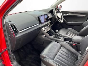SPOTICAR Skoda Karoq 1.5 Tsi Act Edition Euro 6 (s/s) 5dr Used Car - Suv Petrol Red - Uckfield - 1200619827_2