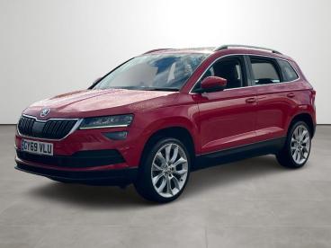 SPOTICAR Skoda Karoq 1.5 Tsi Act Edition Euro 6 (s/s) 5dr Used Car - Suv Petrol Red - Uckfield - 1200619827_5