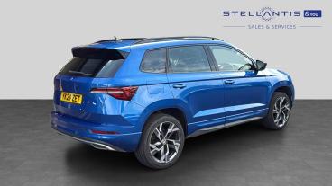 SPOTICAR Skoda Karoq 1.5 Tsi Act Sportline Dsg Euro 6 (s/s) 5dr Used Car - Suv Petrol Blue - Sheffield - 1200621852_3